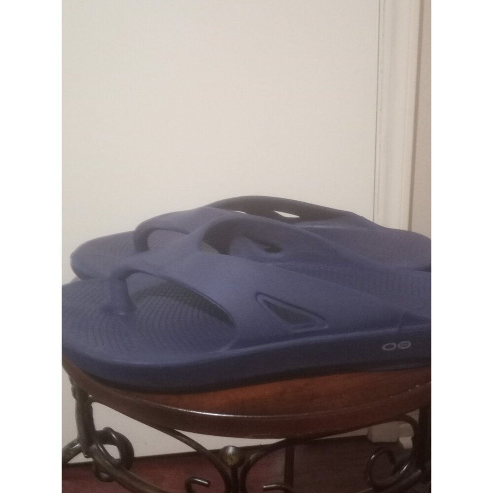 OOFOS OOriginal Unisex Blue US Men's 13 Women's 15 EU 46 Sandals - Picture 8 of 12